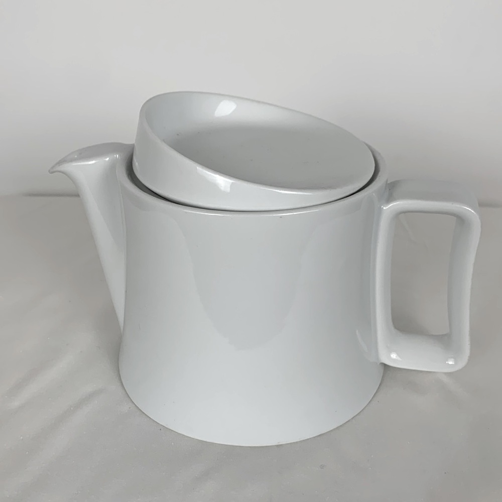 Pieter Stockmans Studio White Porcelain Hand Made Teapot Contemporary Design